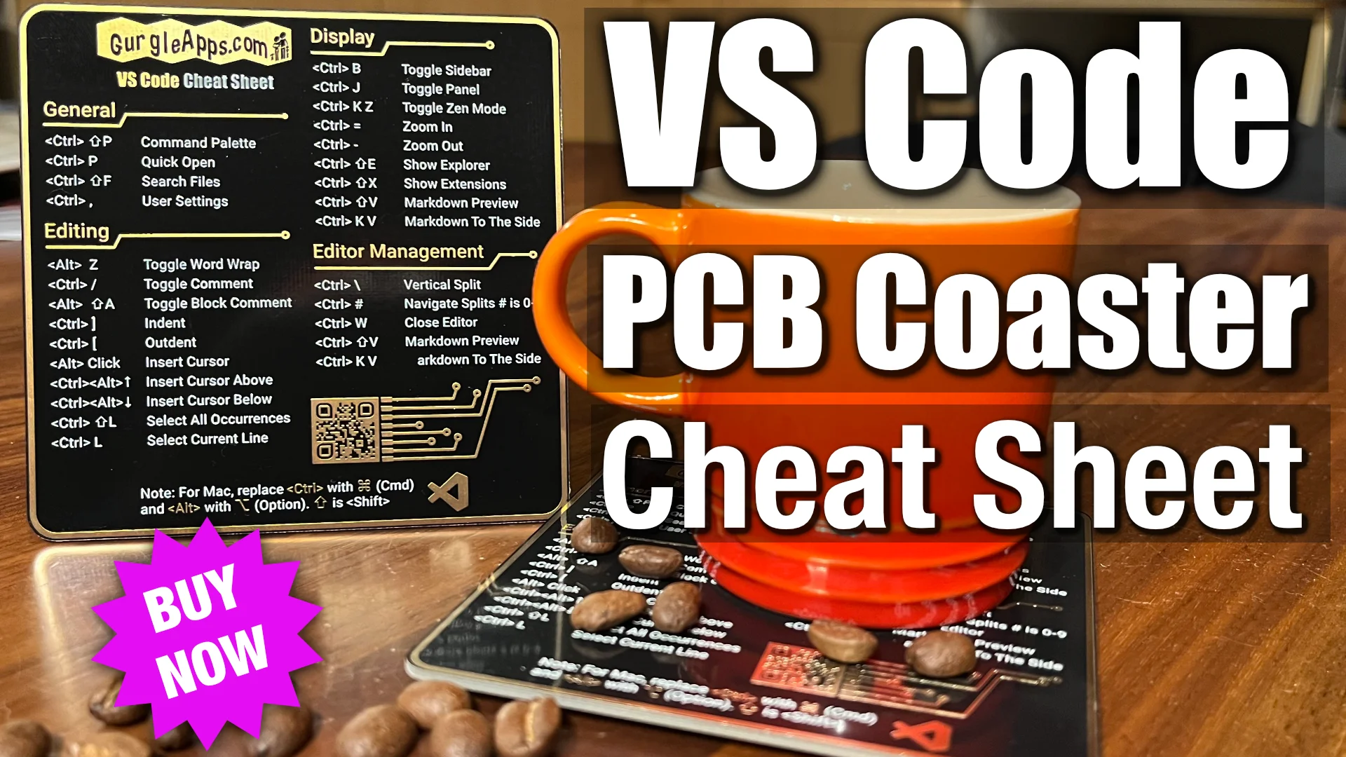 vs code pcb coaster cheat sheet 2