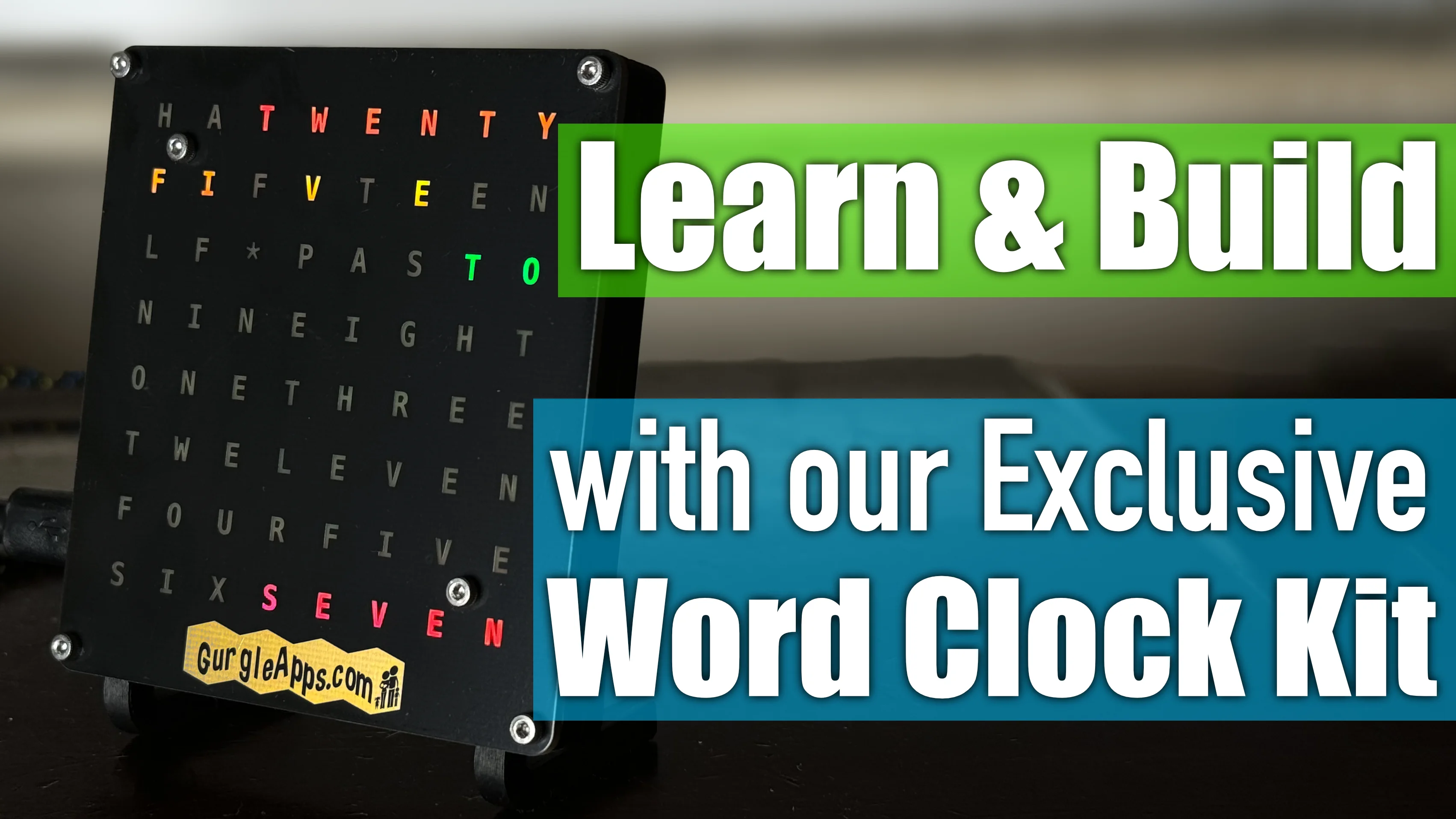 learn and bluild word clock kit c