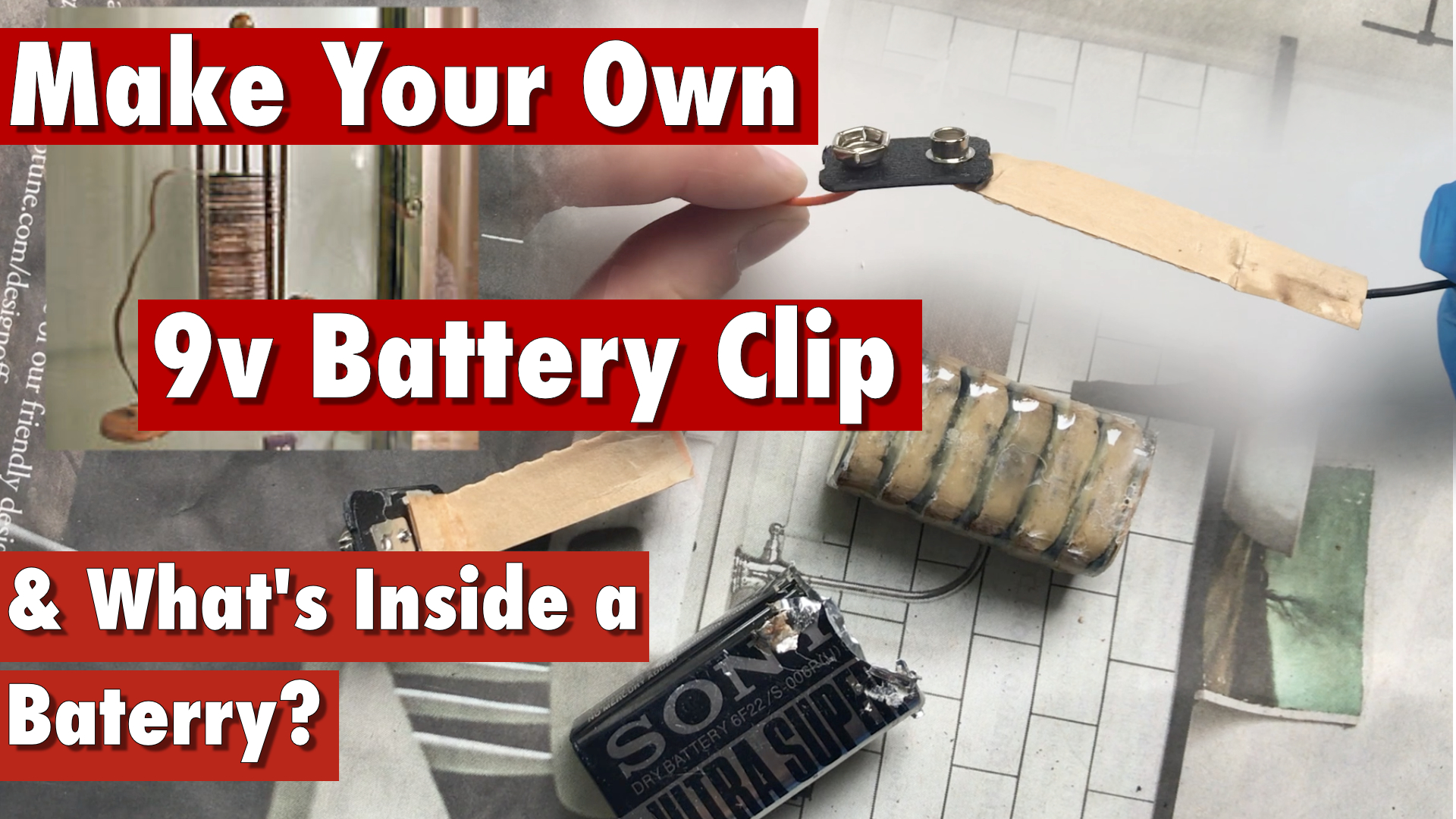9 volt battery Clip